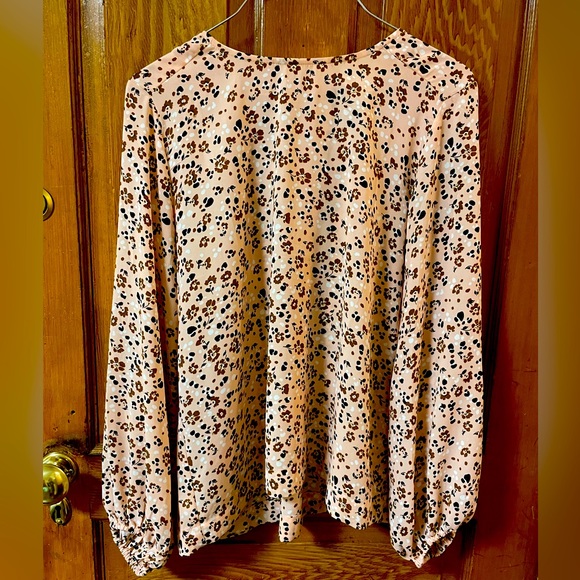LOFT floral blouse - Picture 1 of 6